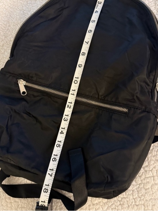 Everlane Packable Nylon Black Backpack Folds up Travel Bag main image 6